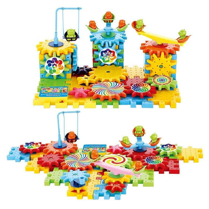 Rotating Building Blocks | Battery Operated